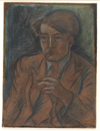 Voorstudie voor portret van de schilder en graficus Søren Hjorth Nielsen door John Christensen