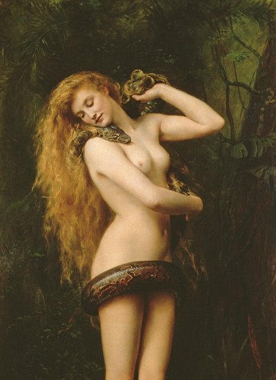 Lilith (detail) door John Collier