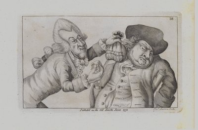 Twee mannen dramatiseren een ongelijkheid van de dag door John Collier