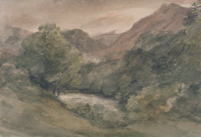 Borrowdale, Avond na een Mooie Dag, 1 oktober door John Constable