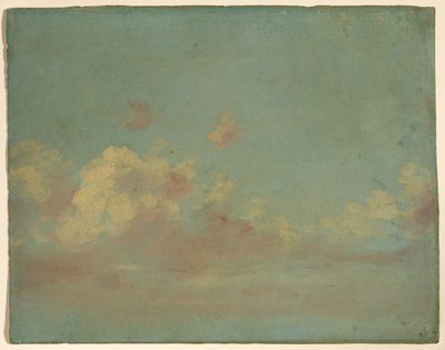 Wolkenstudie door John Constable