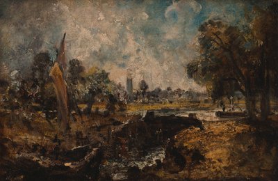 Dedham Lock, 1819 tot 1820 door John Constable