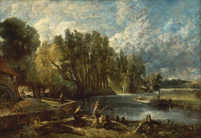 Molen van Stratford door John Constable