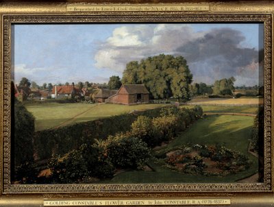 De tuin van Golding Constable door John Constable