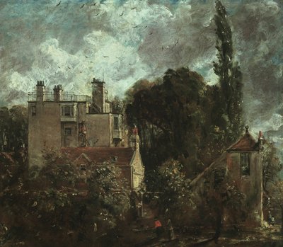 The Grove, of het Admiraalshuis in Hampstead, 1821-1822 door John Constable