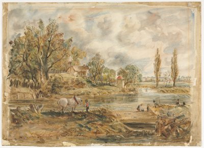 Het witte paard door John Constable