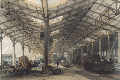 Goederenloods, Bristol, Great Western Railway, 1846 door John Cooke Bourne