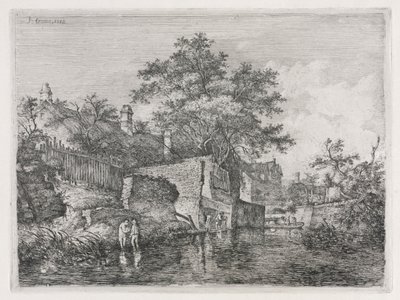 Voorkant van de Nieuwe Molen, 1813 door John Crome