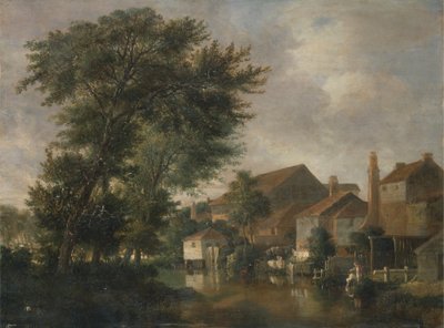 De Rivier Wensum, Norwich door John Crome