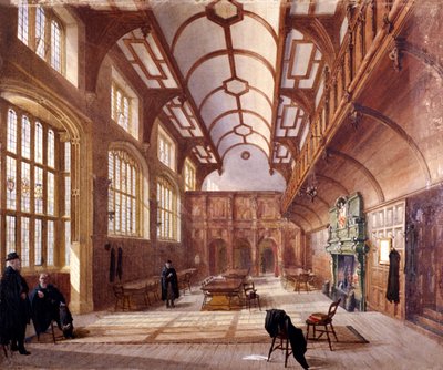 Interieur van Charterhouse, Londen, 1885 door John Crowther
