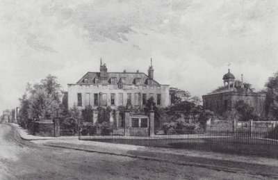 Verloren Londen: Stockwell Park House, vanuit Stockwell Park door John Crowther