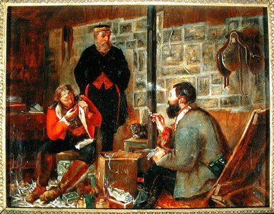 Studie voor een Welkom Aankomst, ca. 1855-56 door John Dalbiac Luard