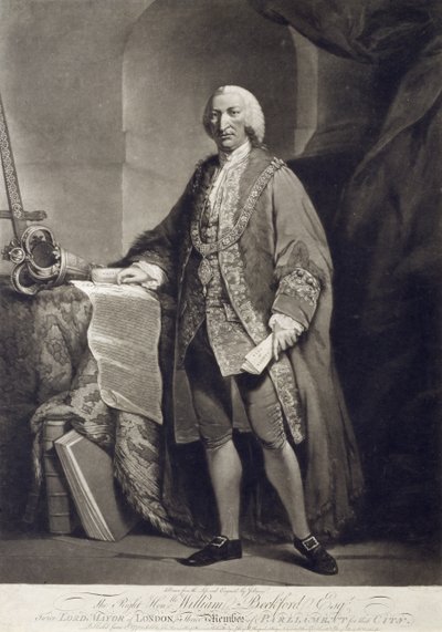 De Zeer Eerwaarde William Beckford Esquire (1709-1770) door John Dixon