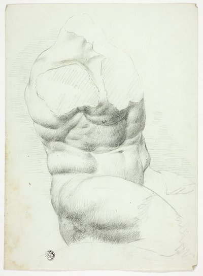 Torso van oud standbeeld door John Downman
