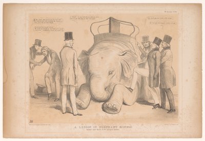 Spotprent over de aanstelling van Henry Hardinge als gouverneur van India door John Doyle