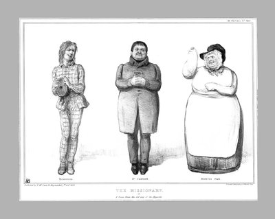 De Missionaris. Of een scène uit het oude toneelstuk van de Hypocriet door John Doyle