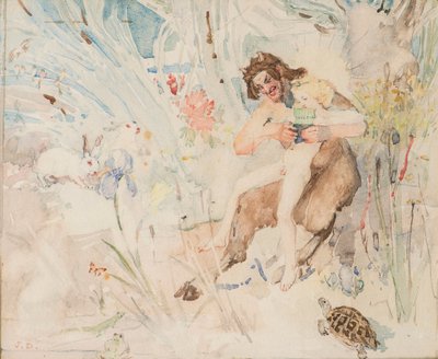 Pan, ca. 1895 door John Duncan