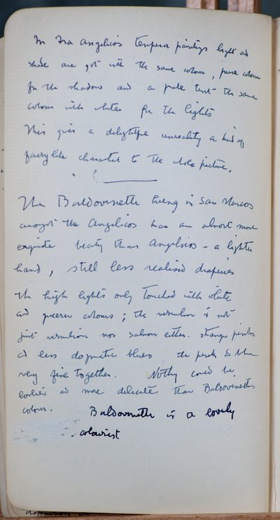 Schetsboek met 60 schetsen en illustraties, geschriften over tempera verf en kunstenaars waaronder Botticelli door John Duncan