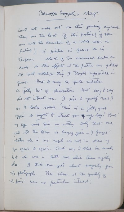 Schetsboek met 60 schetsen en illustraties, geschriften over tempera verf en kunstenaars waaronder Botticelli door John Duncan