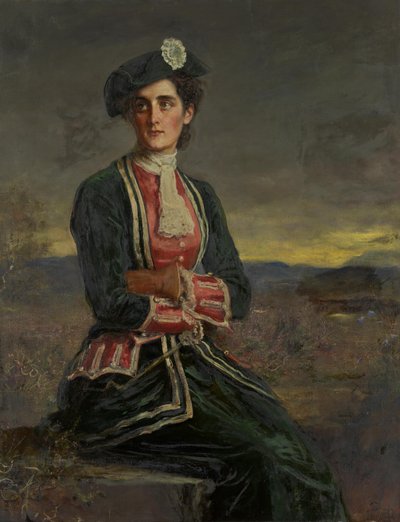 Diana Vernon door John Everett Millais