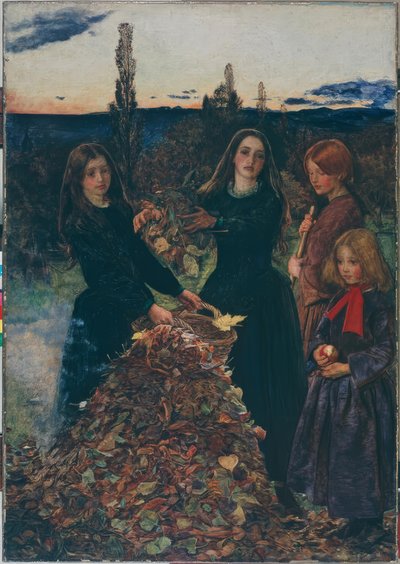 Herbstblätter von John Everett Millais
