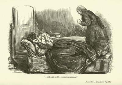 Illustratie voor Phineas Finn door Anthony Trollope door John Everett Millais