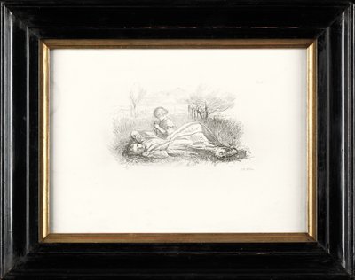 Zomer Luiheid door John Everett Millais