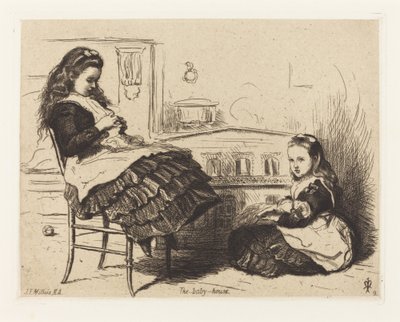 Het poppenhuis door John Everett Millais