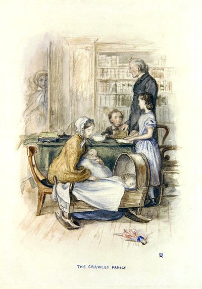 De Familie Crawley door John Everett Millais