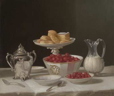 Dessert stilleven door John F. Francis