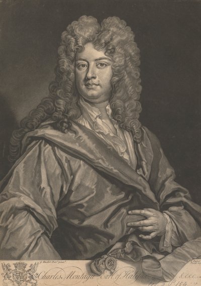 Charles Montagu, 1e graaf van Halifax door John Faber the younger
