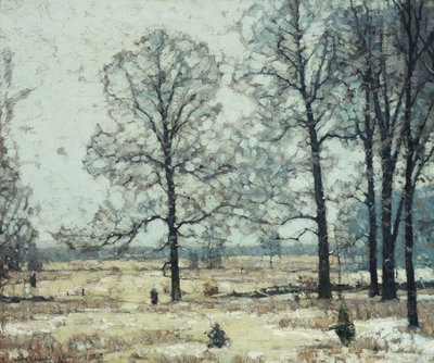 Winter Hickories door John Fabian Carlson