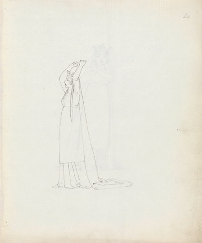 Mevrouw Siddons als Constance door John Flaxman