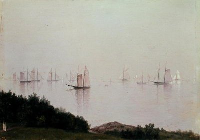 Een middag in Newport door John Frederick Kensett