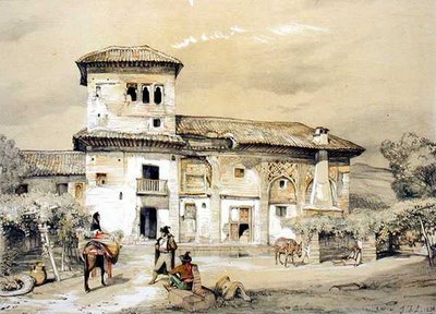 Casa de Frascito Sanchez, een oud huis in het Alhambra, uit 