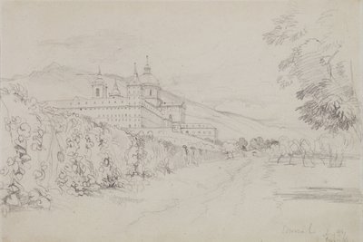 Het Escorial, Madrid, 1832 door John Frederick Lewis
