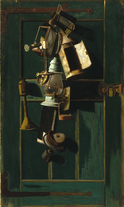 Deur met Lantaarns, ca. 1880 door John Frederick Peto