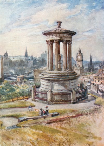 Edinburgh vanaf Calton Hill door John Fulleylove
