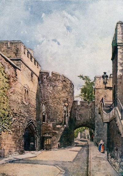 De Bloedige Toren en het Juwelenhuis (Wakefield Tower), kijkend naar het oosten door John Fulleylove