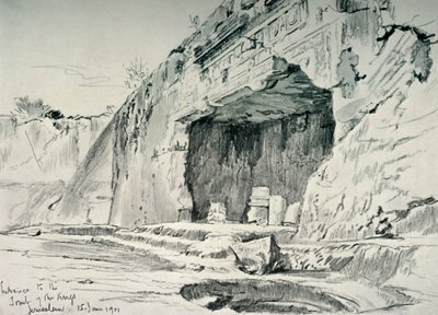 De zogenaamde graven van de koningen, 1902 door John Fulleylove