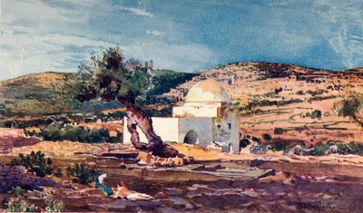 Het graf van Rachel op de weg van Jeruzalem naar Hebron, 1902 door John Fulleylove