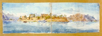Landschap, Egypte, 19e eeuw door John Gardner Wilkinson