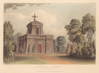 Mausoleum, bij Trentham (het landgoed van de Markies van Stratford) door John Gendall
