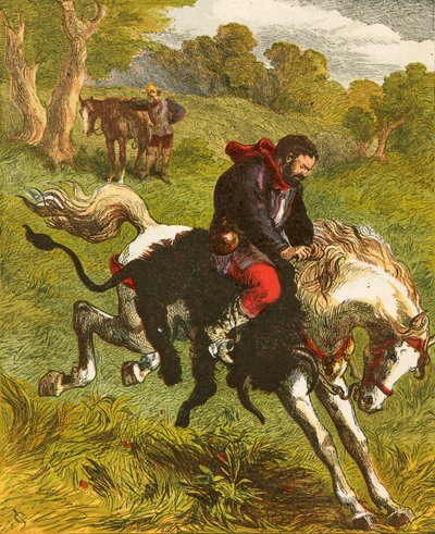 Edward IV en de Leerlooier van Tamworth door John Gilbert