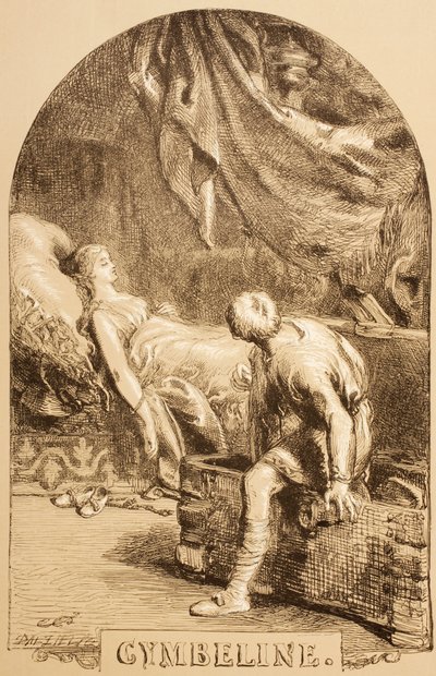 Illustratie voor Cymbeline, uit 