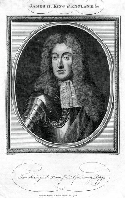 Koning James II van Engeland, 1787 door John Goldar