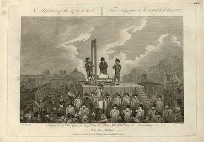 De Executie van Marie Antoinette op 16 Oktober 1793 door John Goldar