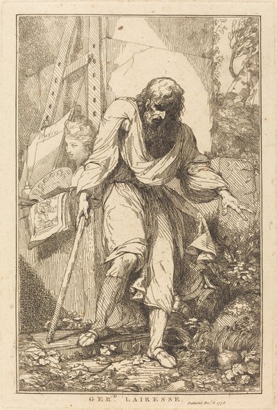Gerard Lairesse door John Hamilton Mortimer