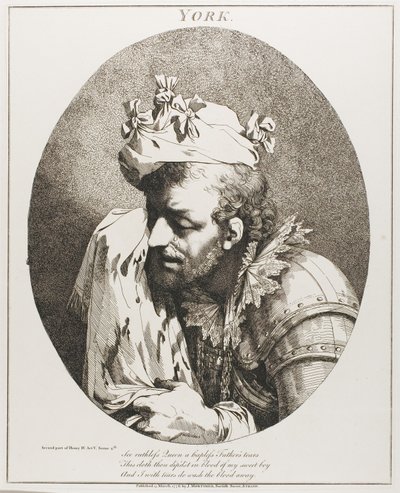 York, uit Twaalf karakters van Shakespeare door John Hamilton Mortimer