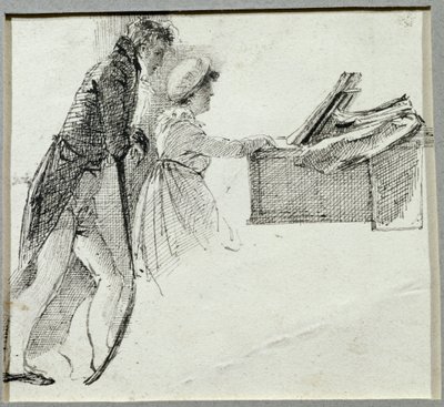 Aan de Piano door John Harden